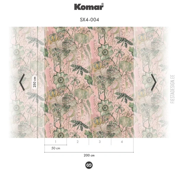 Фотообои Flower Chain SX4-004 (Komar)