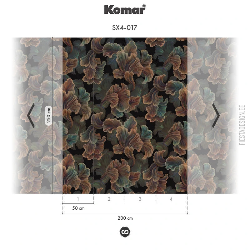 Фотообои Komar SX4-017 Night Blossoms Фотообои Komar SX4-017 Night Blossoms