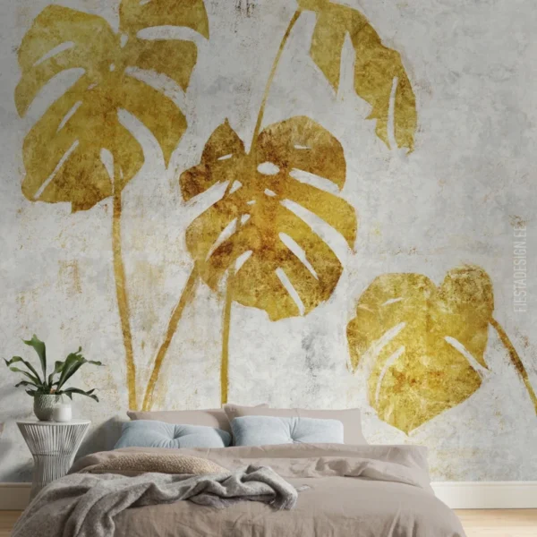 Fototapeet Golden Monstera, SX6-025 (Komar)