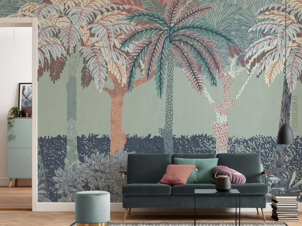 Фотообои Patterned Palms, SX8-058 (Komar)