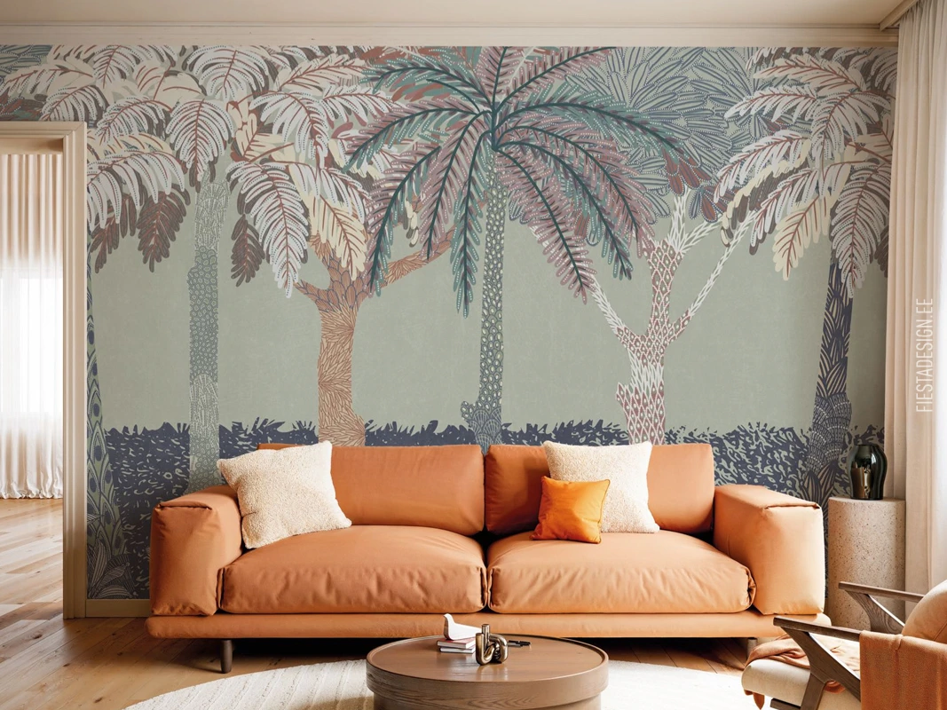 Фотообои Komar SX8-058 Patterned Palms Фотообои Patterned Palms, SX8-058 (Komar)