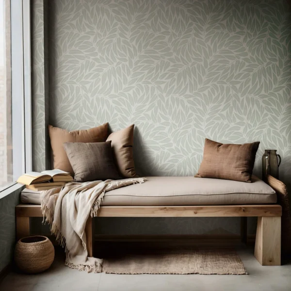 Флизелиновые обои Marburg Boho 35793 Whisper Leaves