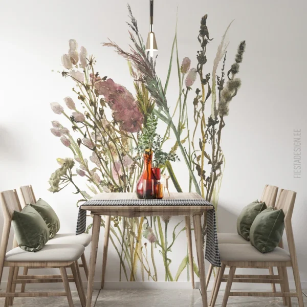 Флизелиновые обои Marburg Boho 35798 Delicate Grasses