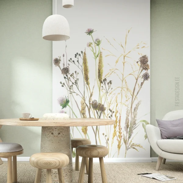 Флизелиновые обои Marburg Boho 35799 Delicate Grasses