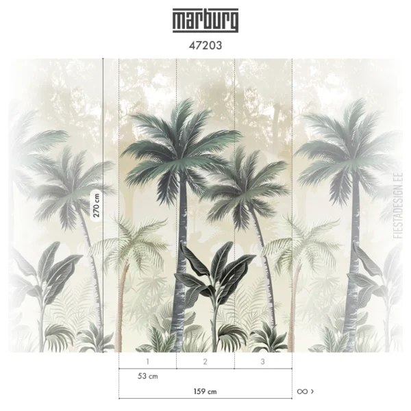 Fliistapeet Smart ART 47203 Tropical Vibes