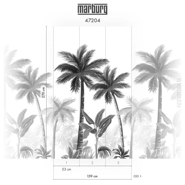 Fliistapeet Smart ART 47204 Tropical Vibes