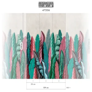 Флизелиновые обои Smart ART 47206 Banana Leaves