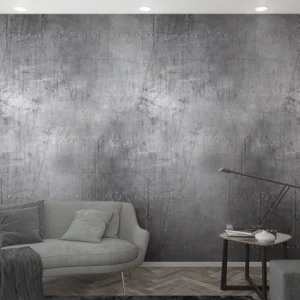 Флизелиновые обои Smart ART 47212 Scratched Metal