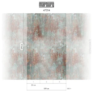 Флизелиновые обои Smart ART 47214 Rusted Metal