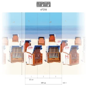 Fliistapeet Smart ART 47218 Beach Baskets