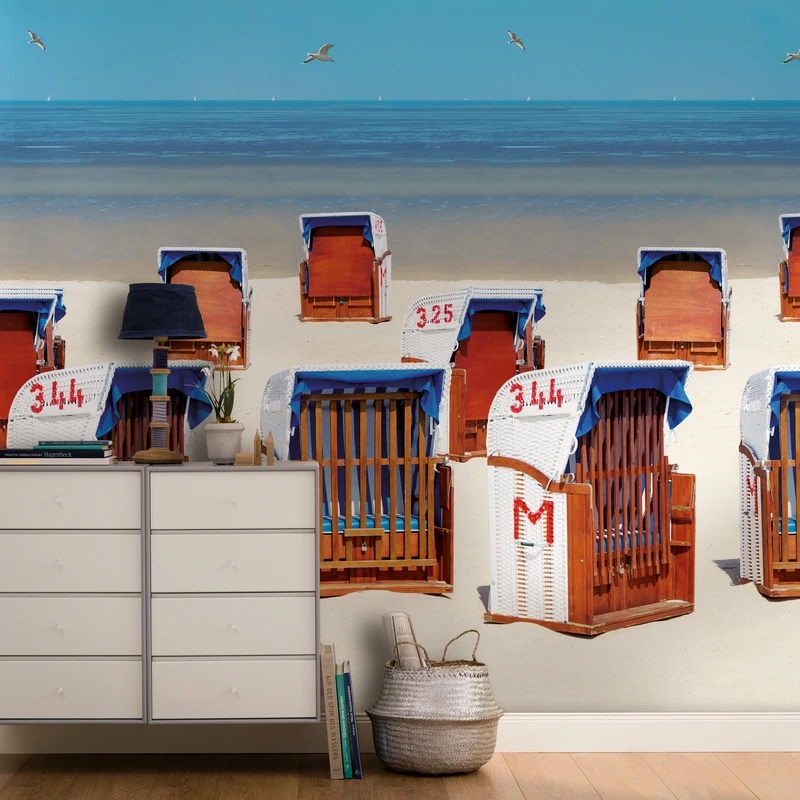 Tapeet Marburg 47218 Beach Baskets Fliistapeet Smart ART 47218 Beach Baskets