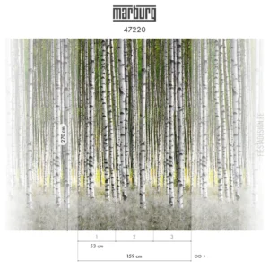 Флизелиновые обои Smart ART 47220 Birch Forest