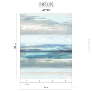 Fliistapeet Smart ART 47223 Sky Reflection, 212×270 cm
