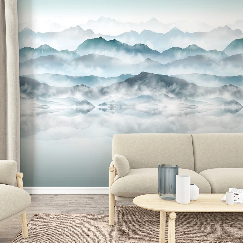 Обои Marburg 47224 Foggy Mountains Флизелиновые обои Smart ART 47224 Foggy Mountains