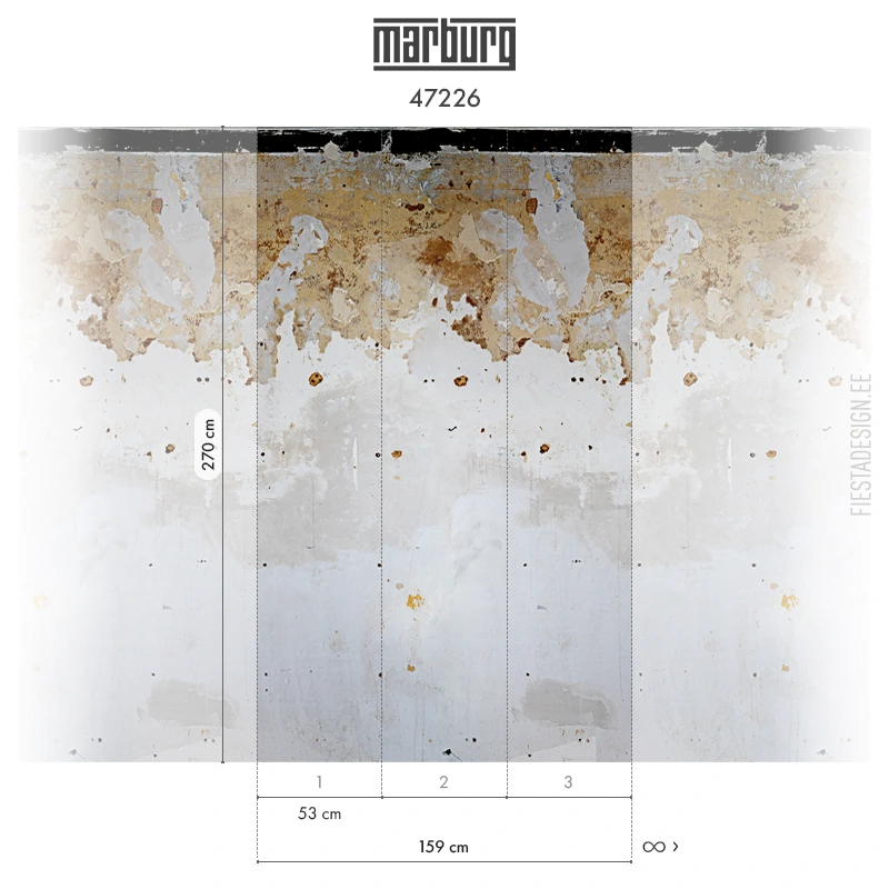 Обои Marburg 47226 Shabby Wall Флизелиновые обои Smart ART 47226 Shabby Wall