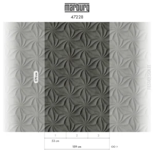 Fliistapeet Smart ART 47228 Geometric Flower