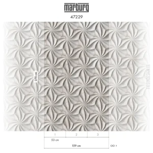 Fliistapeet Smart ART 47229 Geometric Flower