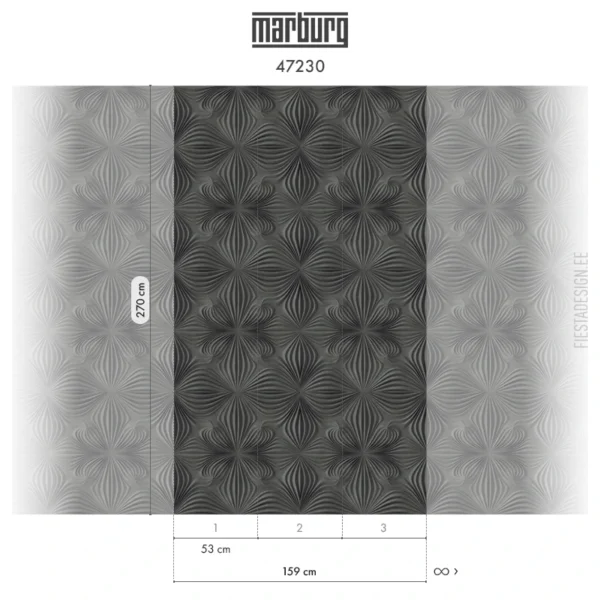 Fliistapeet Smart ART 47230 Geometric Flower