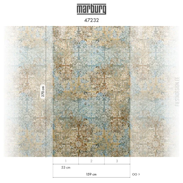 Флизелиновые обои Smart ART 47232 Stucco Stencil