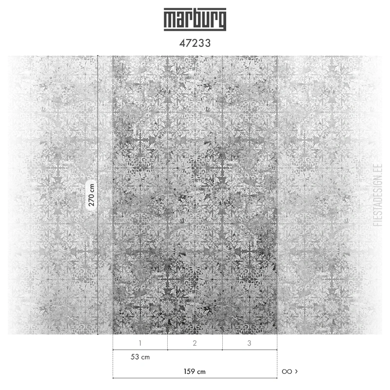 Tapeet Marburg 47233 Stucco Stencil Fliistapeet Smart ART 47233 Stucco Stencil