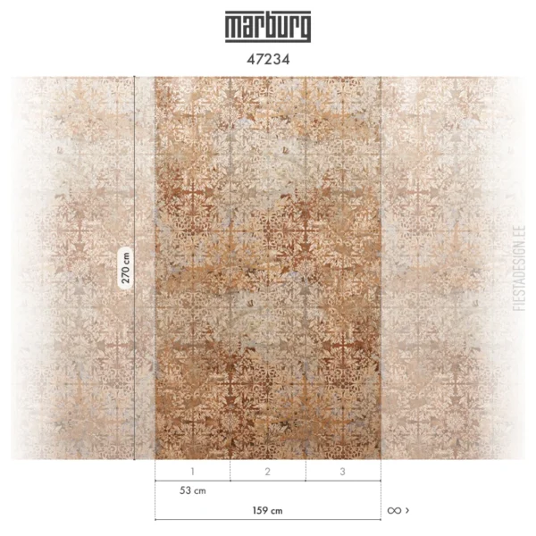 Флизелиновые обои Smart ART 47234 Stucco Stencil