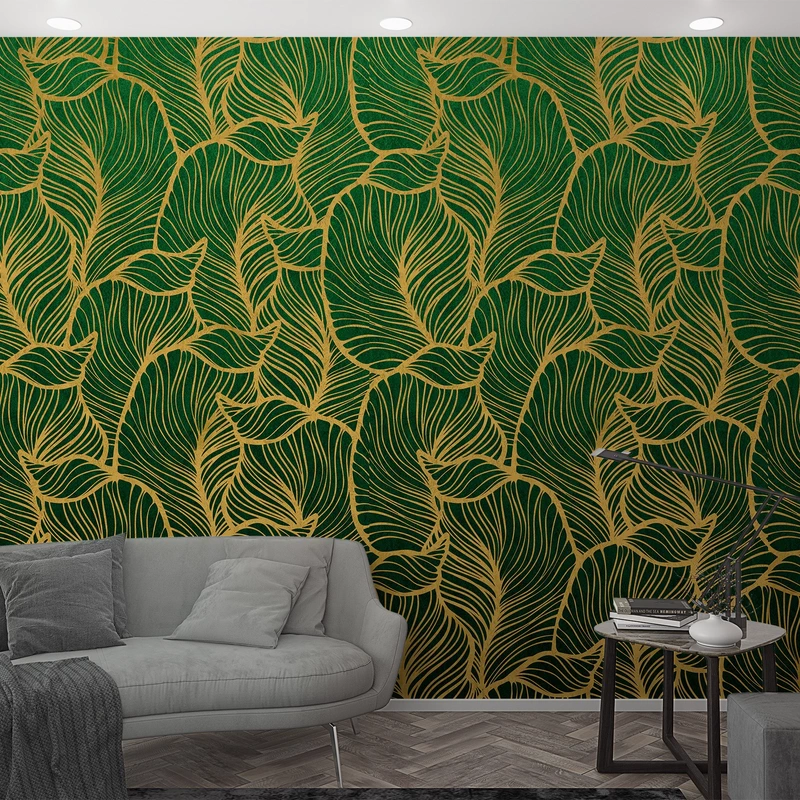 Tapeet Marburg 47241 Golden Leaves Fliistapeet Smart ART 47241 Golden Leaves