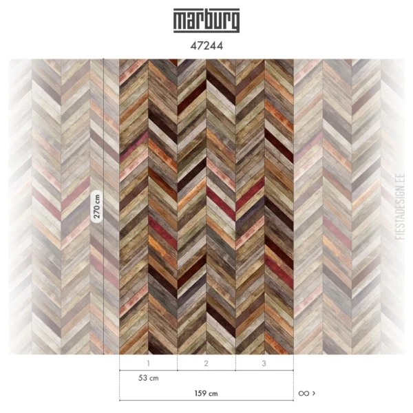 Флизелиновые обои Smart ART 47244 Chevron