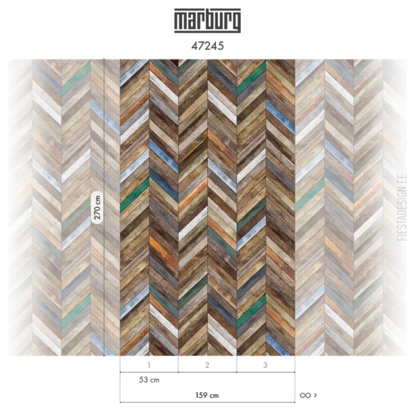 Fliistapeet Smart ART 47245 Chevron