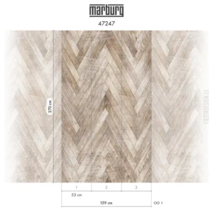 Fliistapeet Smart ART 47247 Herringbone