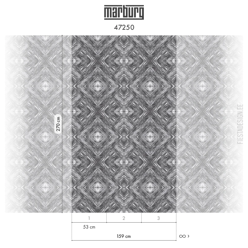 Tapeet Marburg 47250 Kaleidoscope Fliistapeet Smart ART 47250 Kaleidoscope