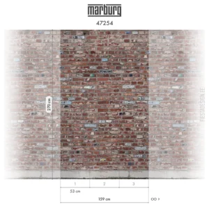 Fliistapeet Smart ART 47254 Old Brick Wall