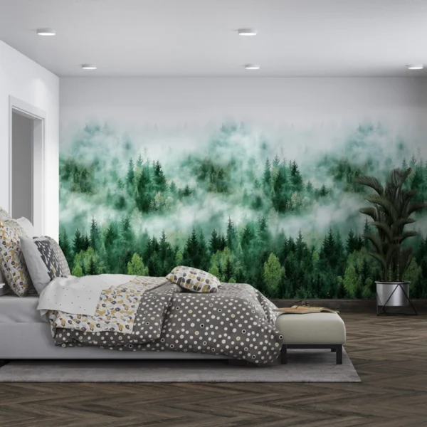 Fliistapeet Smart ART 47267 Foggy Pine Forest