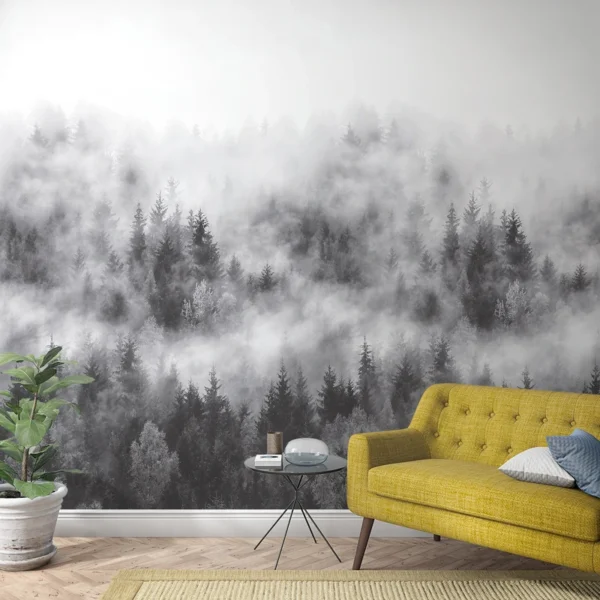 Флизелиновые обои Smart ART 47268 Foggy Pine Forest