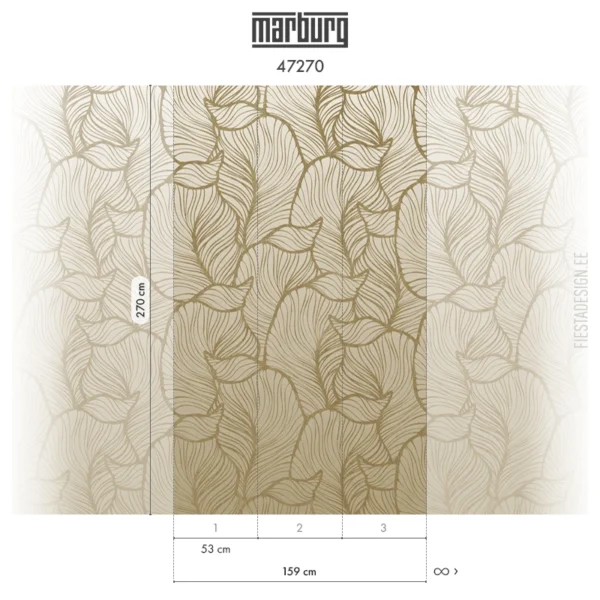 Fliistapeet Smart ART 47270 Leaves