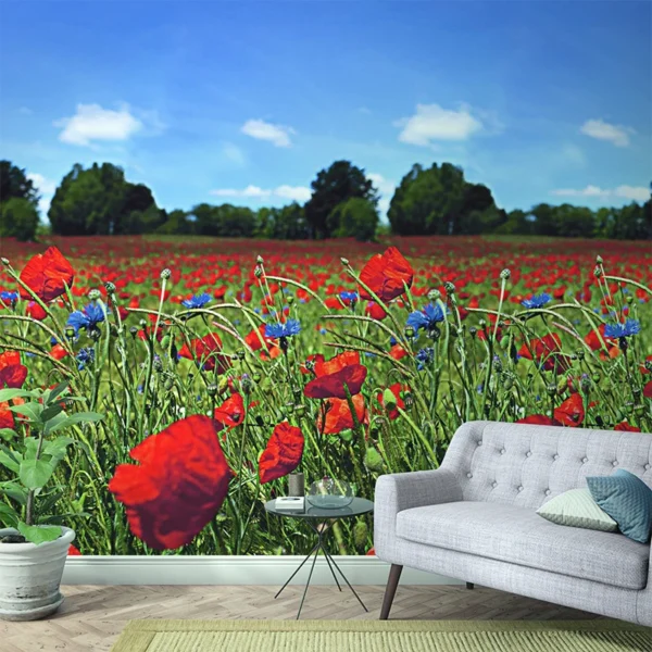 Fliistapeet Smart ART 47273 Poppy Field