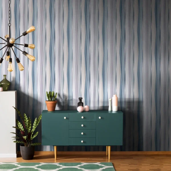 Флизелиновые обои Novamur Naomi 89009 Curved Stripes