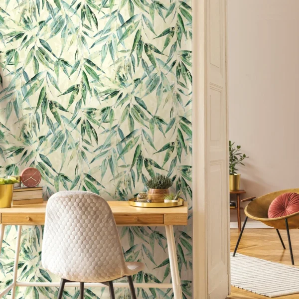 Флизелиновые обои Novamur Naomi 89040 Bamboo Leaves