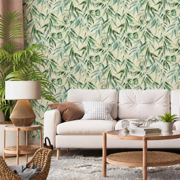 Флизелиновые обои Novamur Naomi 89040 Bamboo Leaves