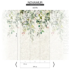 Fliistapeet Novamur Oriana 42176 Lush Foliage