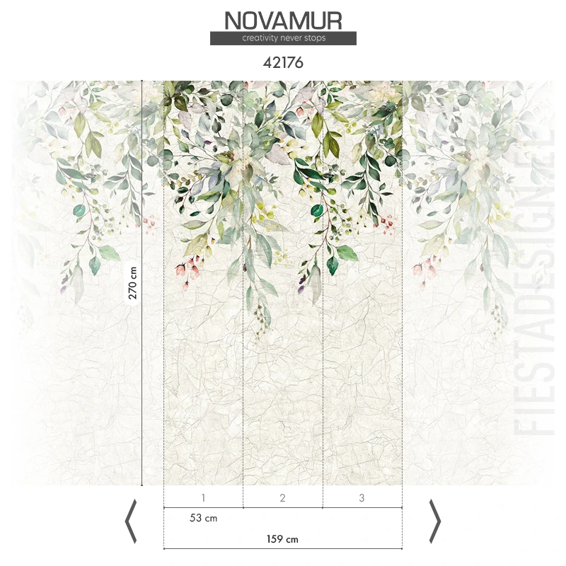 Обои Novamur 42176 Флизелиновые обои Novamur Oriana 42176