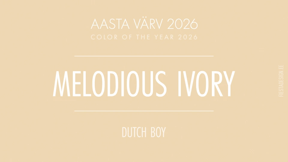 Dutch Boy aasta värv 2026: Melodious Ivory