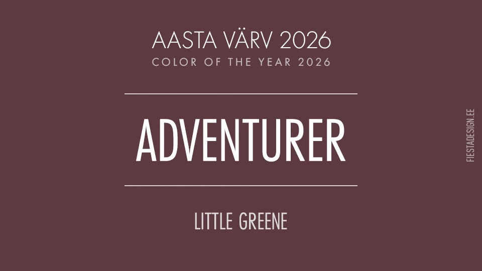 Little Greene aasta värv 2026: Adventurer