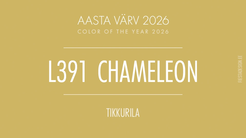 Tikkurila aasta värv 2026: Chameleon
