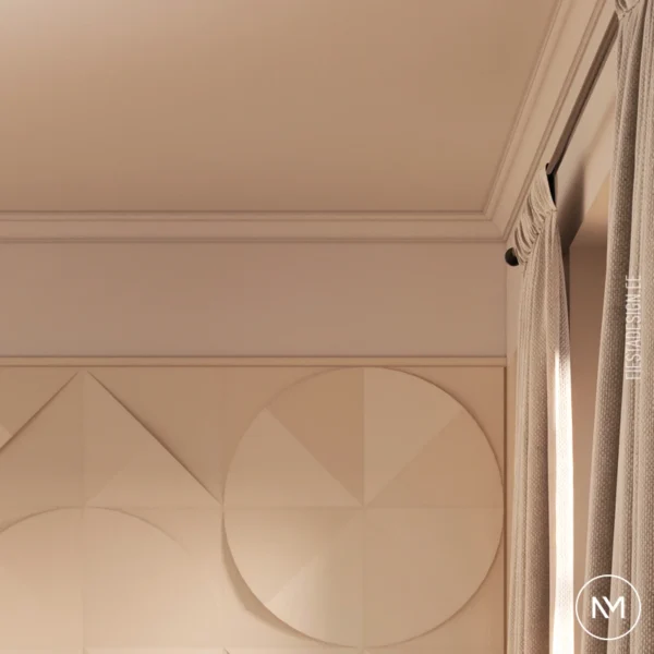 Карниз WT15 Wallstyl, декоративный плинтус FL11 Wallstyl, стеновая панель CURVE Arstyl