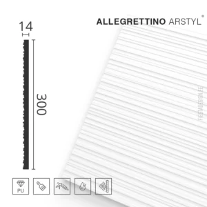 Стеновая панель ALLEGRETTINO Arstyl (30×200 см)