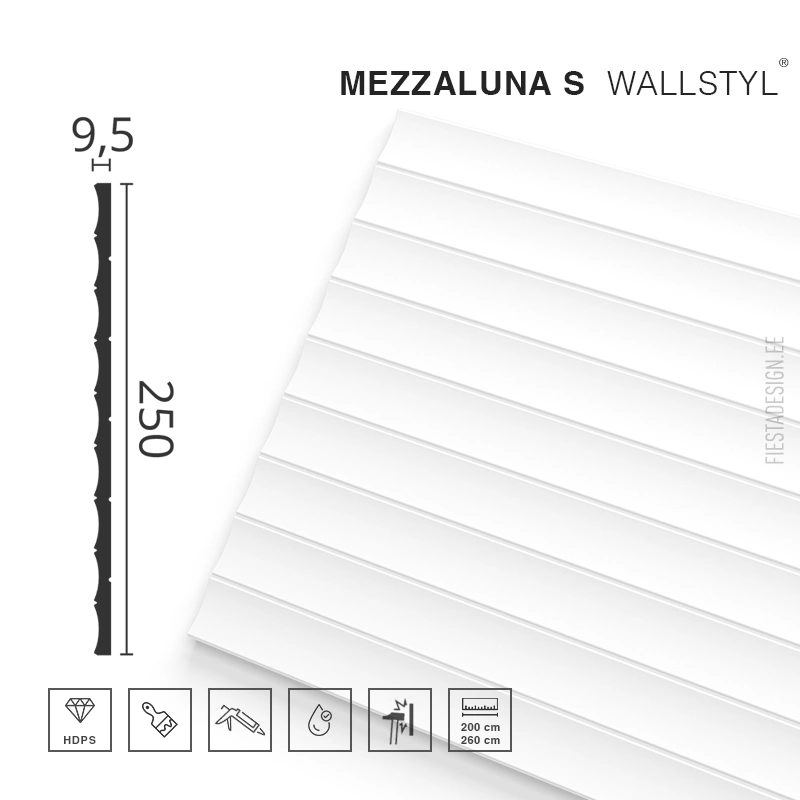 Seinapaneel MEZZALUNA S Wallstyl (25×260 cm) Seinapaneel MEZZALUNA S Wallstyl (25×260 cm)