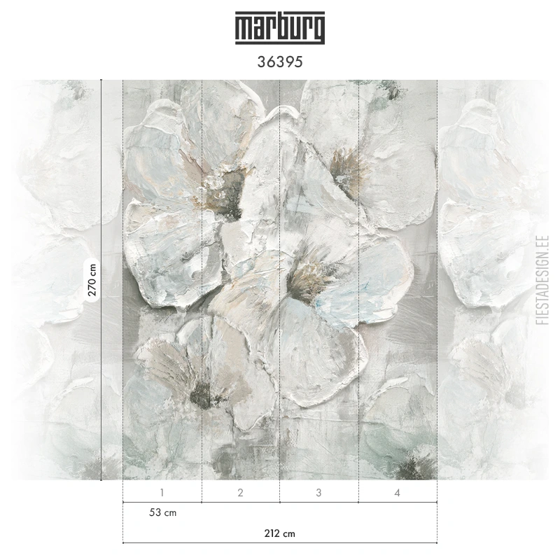 Обои Marburg Whisper 36395 Blossoms Флизелиновые обои Marburg Whisper 36395 Blossoms