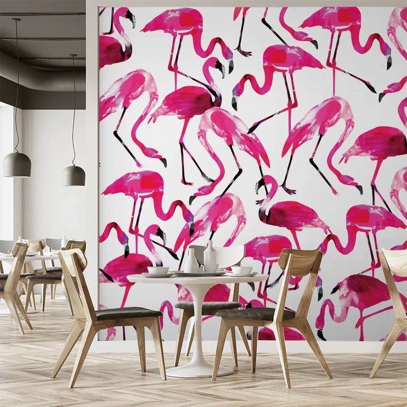 Tapeet Flamingo breakfast Tapeet Fun House - Flamingo breakfast