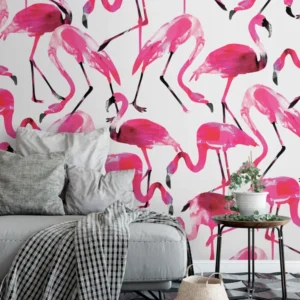 Tapeet Fun House - Flamingo breakfast