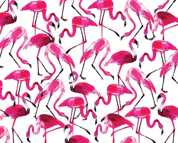 Tapeet Fun House - Flamingo breakfast